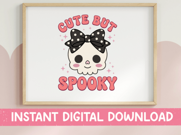 Cute but Spooky Halloween Skull Bow