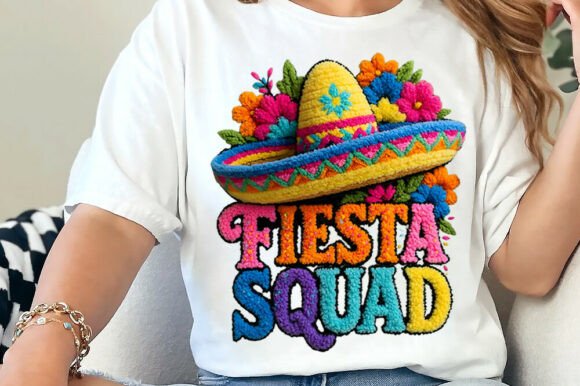 Fiesta Squat Fox Yarn T-shirt Design: Graphics for Creative Publishing