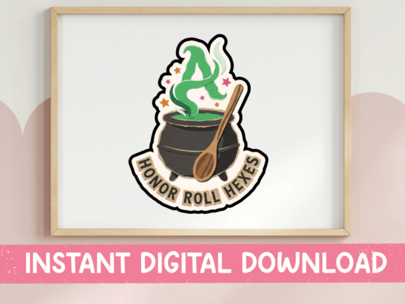 Honor Roll Hexes Witch Cauldron a Graphics