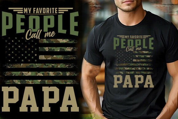 MY FAVORITE PEOPLE CALLME PAPA TSHIRT DE Graphics