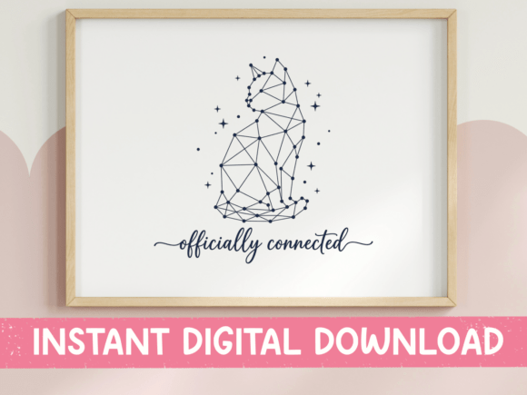 Officially Connected Cat Constellation Graphics