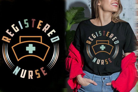 Registered Nurse Vector T-Shirt Design