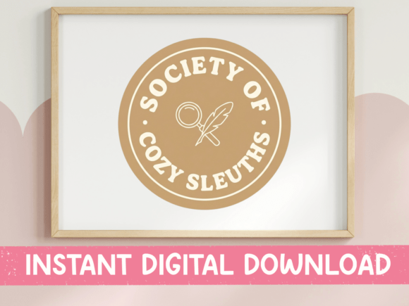Society of Cozy Sleuths Mystery Badge: Graphics for T-Shirt Designs