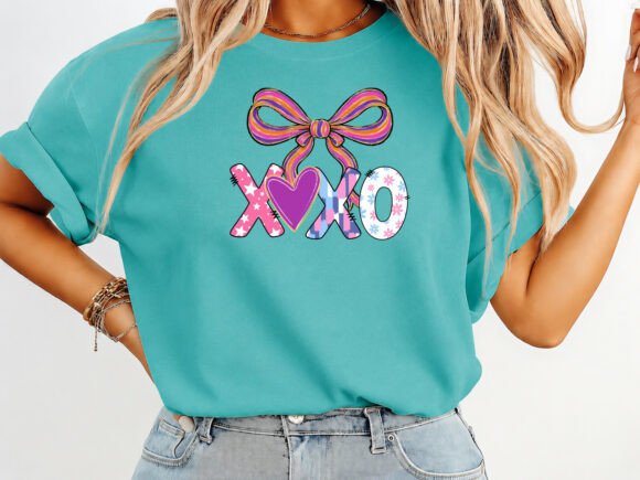 Valentines Coquette Xoxo T-Shirt Design: Graphics for Trendy Branding