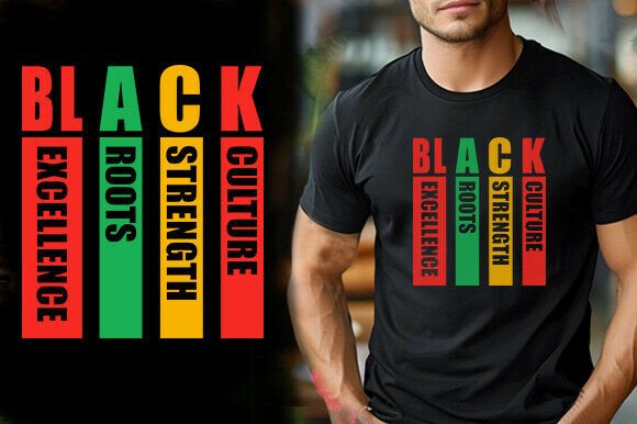 VINTAGE BLACK CULTURE STRENGTH ROOTS EXC Graphics